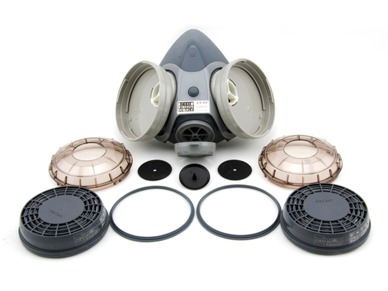 日本重松制作所DR28SU2K双滤盒防粉尘面具面罩熔接石材打磨船厂(图5) 日本重松制作所DR28SU2K双滤盒防粉尘面具面罩熔接石材打磨船厂(图5)