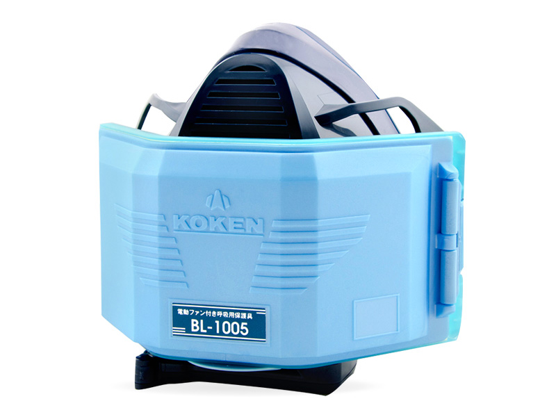 日本KOKEN兴研电动防尘面具BL-1005焊接矿山金属粉尘作业用(图2) 日本KOKEN兴研电动防尘面具BL-1005焊接矿山金属粉尘作业用(图2)