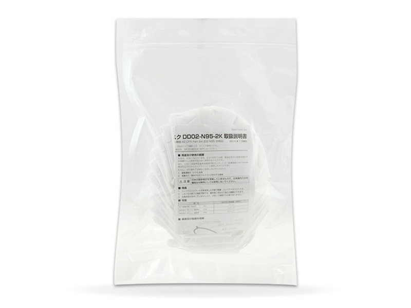 日本重松制作所DD02 N95级别防粉尘雾霾口罩颗粒物花粉飞沫无阀(图3) 日本重松制作所DD02 N95级别防粉尘雾霾口罩颗粒物花粉飞沫无阀(图3)