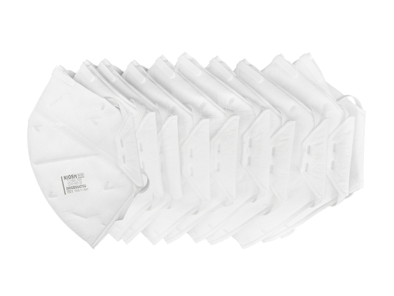 日本重松制作所DD02 N95级别防粉尘雾霾口罩颗粒物花粉飞沫无阀(图4) 日本重松制作所DD02 N95级别防粉尘雾霾口罩颗粒物花粉飞沫无阀(图4)