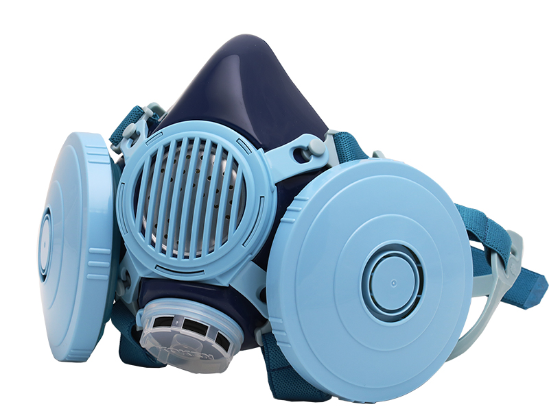 KOKEN/兴研进口1091D-04防尘面具双滤棉滤芯焊接矿业视野广轻便(图2)