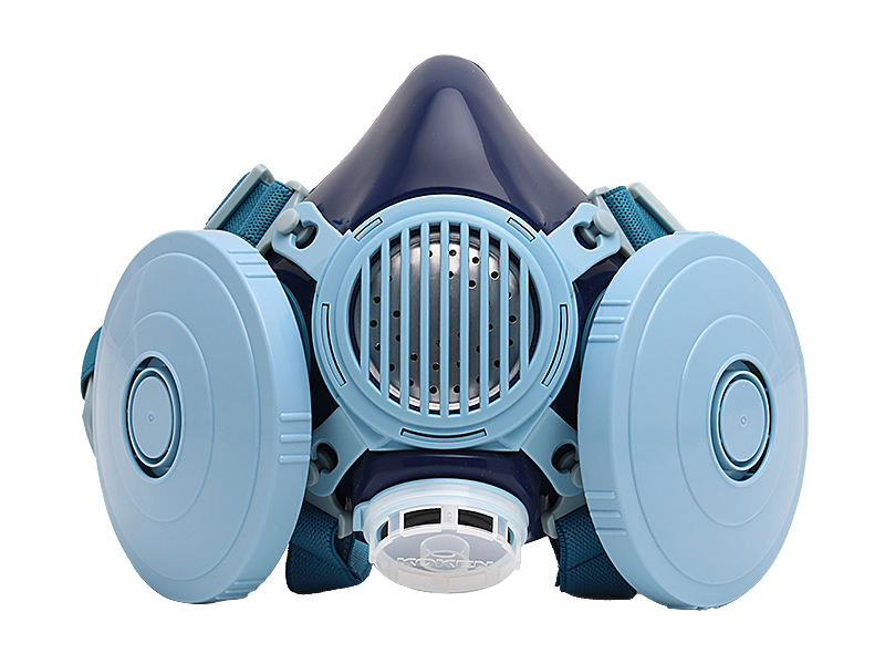 KOKEN/兴研进口1091D-04防尘面具双滤棉滤芯焊接矿业视野广轻便(图1)